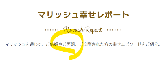 マリッシュ_再婚応援